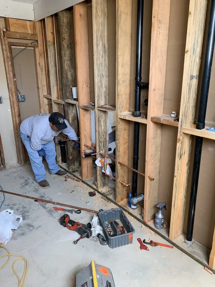 Commercial rough-in plumbing for Gas Line Repair in New Rochelle